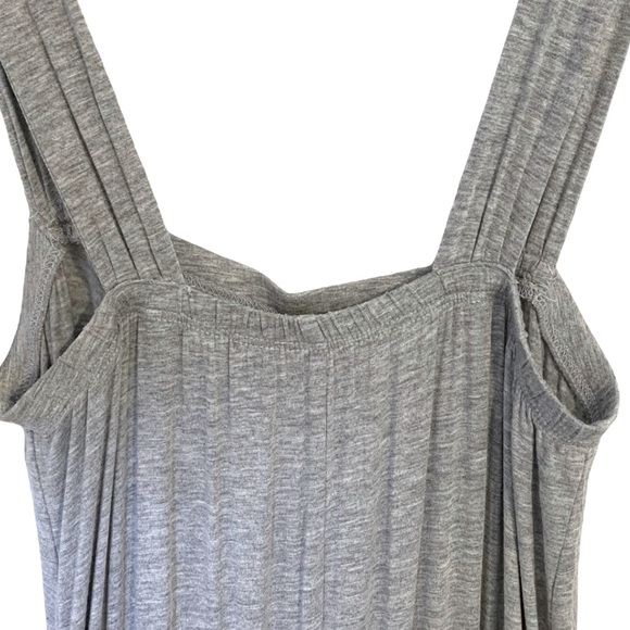 Anthropologie | NWOT Wide Leg Smocked Waist Jumpsuit Heather Gray Size S - Picture 8 of 12